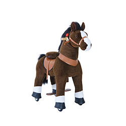 Ponycycle Poney à monter - Brun chocolat