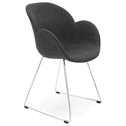 Alterego Chaise design 'JUMBO' - Gris foncé