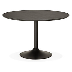 Alterego Table Ronde CHEF Bois Noir