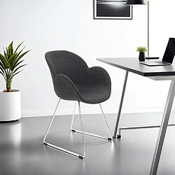 Alterego Chaise design 'JUMBO' - Gris foncé