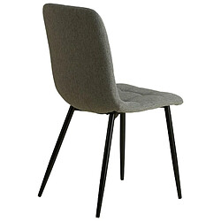 Homestyle4U - Lot de 4 chaises de salle à manger - Grises
