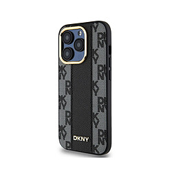 Avis DKNY Coque Motif Carreaux pour iPhone 15 Pro Max - Noir