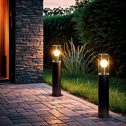 Ledkia Balise Extérieure Aluminium Lutsha Noir