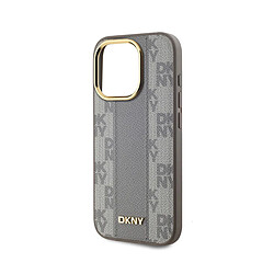 Acheter DKNY Coque iPhone 15 Pro Compatible MagSafe - Gris