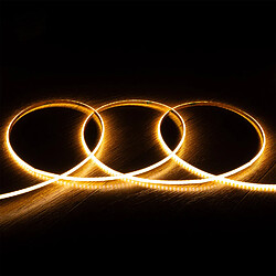 Avis Ledkia Ruban LED 24V COB 320 LED/m 5m 3W/m 360 lm/m Largeur 3mm Super Étroite Coupe 5 cm