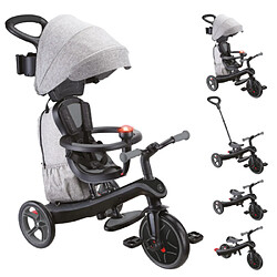 Globber Trike Explorer 4 En 1 Deluxe Play V2 noir-gris