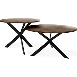 WFL GROUP Tables Gigognes Lev (2 Éléments)