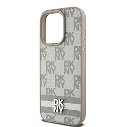 DKNY Coque iPhone 13 Pro - Motifs Carreaux beige