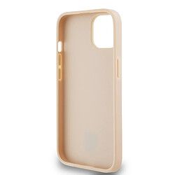 Coque DKNY iPhone 13 Motif Carreaux/Rayures - Rose