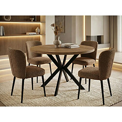 Wfl group Table à manger extensible - Chêne Lefkas