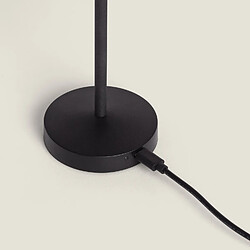 Ledkia Lampe à Poser Milevani Noir pas cher