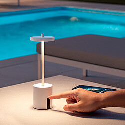 Ledkia Lampe Jawania Portable Métal Noir