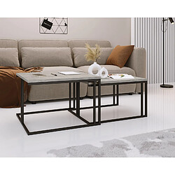 WFL GROUP WFL-GROUP Tables Gigognes Cameron - Métal et Bois