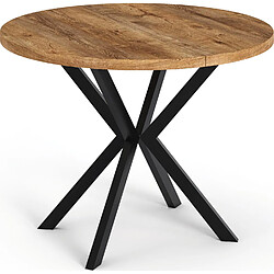 Wfl group Table à manger extensible - Chêne Lefkas