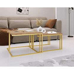 WFL GROUP Tables gigognes Virgo - Chêne Lancelot