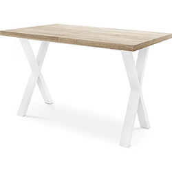 Wfl group Table à manger Luiza - Chêne Sonoma