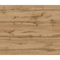 Wfl group Table à manger ronde extensible - Chêne Wotan pas cher