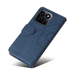 Avis Étui portefeuille cuir Xiaomi POCO C75 - Support Bleu
