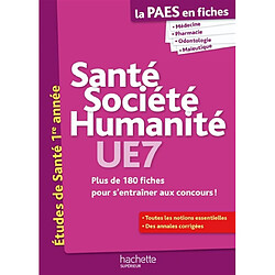 Santé, société, humanité UE7 : études de santé 1re année