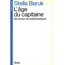 L'Age du capitaine : de l'erreur en mathématiques