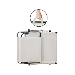Avis Habitat Et Jardin Bain de soleil pliable [ ]Lazy[ ] - Avec pare soleil - Beige