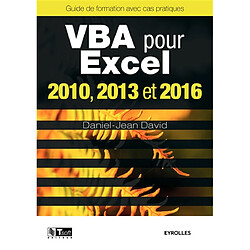 VBA pour Excel : versions 2010, 2013 et 2016 - Occasion