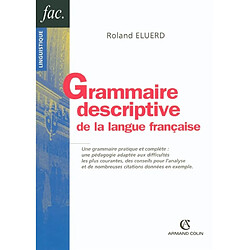 Grammaire descriptive de la langue française