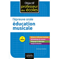 L'épreuve orale éducation musicale - Occasion