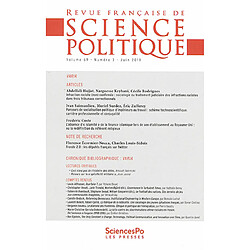 Revue française de science politique, n° 69-3