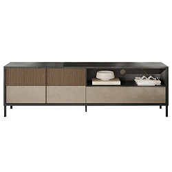 BESTMOBILIER Jules Meuble TV - Gris Bois