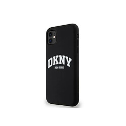 Avis DKNY Coque iPhone 11 Liquid Silicone Arch - Noir