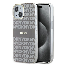 DKNY Coque pour iPhone 14 MagSafe - Beige pas cher