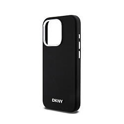 Acheter DKNY iPhone 15 Pro Liquid Silicone Silver Logo - Noir
