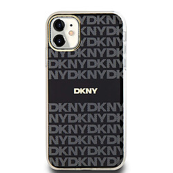 DKNY Coque iPhone 11 MagSafe TPU Motif Noir