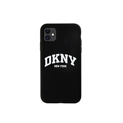 DKNY Coque iPhone 11 Liquid Silicone Arch - Noir