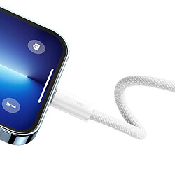 Avis Baseus Câble USB-C/Lightning 20W - 2m, Blanc