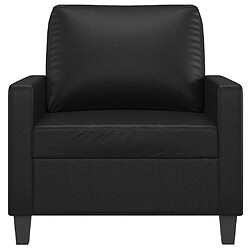 Avis Zmh Fauteuil 1 place simili cuir - Noir