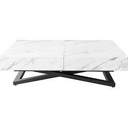 WFL GROUP WFL-GROUP Table Cavetta U - Marbre Blanc