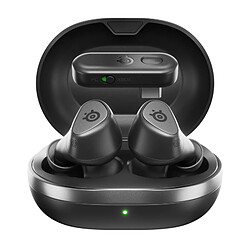 Ecouteurs intra auriculaires sans fil Bluetooth SteelSeries Arctis GameBuds avec réduction de bruit pour Xbox Noir