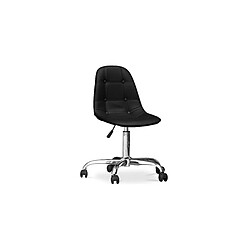 Acheter ICONIK INTERIOR Chaise de bureau à roulettes - tapissée - Fery Rouge