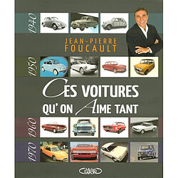 Ces voitures qu'on aime tant