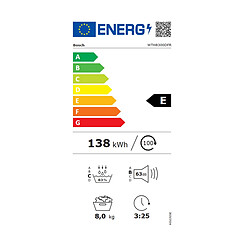Bosch WTH8300DFR - Blanc pas cher