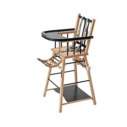 Combelle Chaise haute bébé Marcel - Anthracite