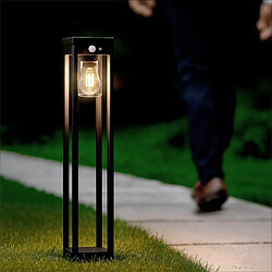 Ledkia Devah Balise Extérieure Solaire - Noir