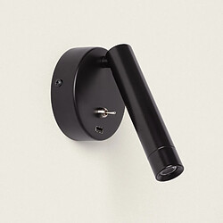 Ledkia Lampe Murale LED Gazny Noir