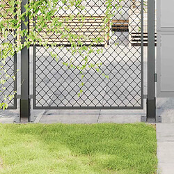vidaXL Bases de poteau carrées 4 pcs anthracite 71x71 mm