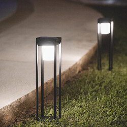 Ledkia Balise Extérieure Solaire LED Devah Noir