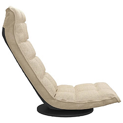 Acheter VidaXL Chaise Pivotante - Crème