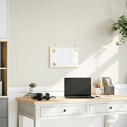 Vidaxl Tableau blanc magnétique - Pin 40x30 cm