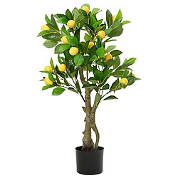 vidaXL Citronnier artificiel 234 feuilles 90 cm